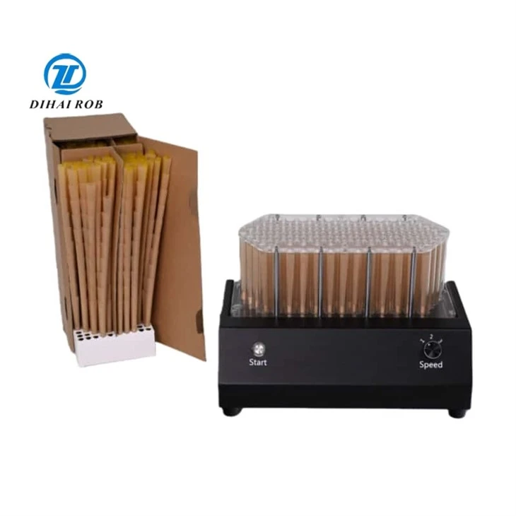 آلة ملء الأقماع المقدمة مسبقًا 100pcs لكل وقت للأقماع المدحونة مسبقًا 84 ملم