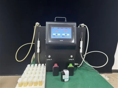 شبه -آلة نصف أوتوماتيكية-رأس E-آلة عصير النيكوتين: معدات تعبئة خرطوشة Vape عالية الدقة-
